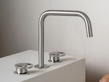 SMILE 5710038 - Countertop 3 hole bridge mixer by QD Magistro Lab - view 3